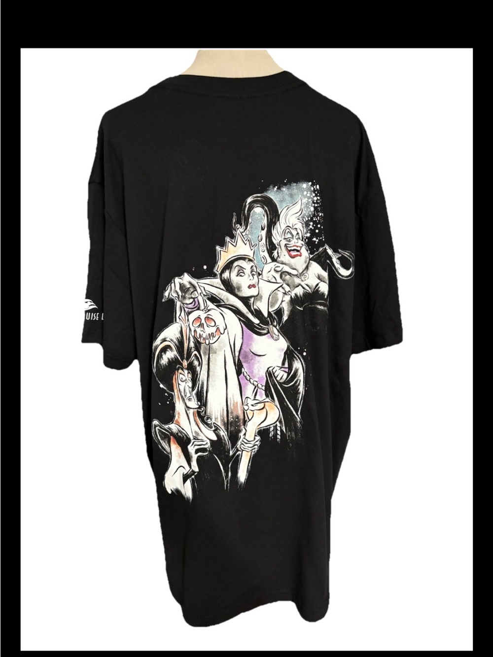 Disney Destiny Lion King Cruise Line Villains Black T-shirt XL NWT X-large, unis